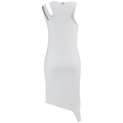 W010609 Tank Top-Kleid Unisex Weiss