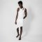 W010609 Tank Top-Kleid Unisex Weiss
