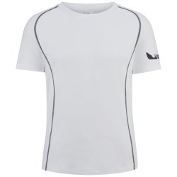 W010609 Ribbed T-Shirt Unisex Weiss
