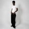 W010609 Ribbed T-Shirt Unisex Weiss