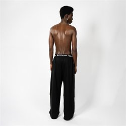 W010609 Hose Lang Unisex Schwarz