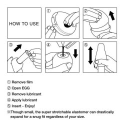 TENGA Egg Masturbator Gear Strong 6 Stück