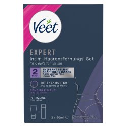 VEET Expert Intim-Haarentfernungs-Set 2x 50 ml