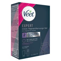 VEET Expert Intim-Haarentfernungs-Set 2x 50 ml