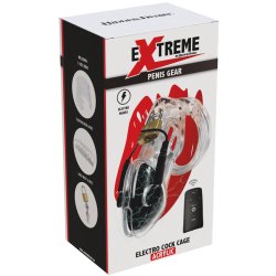 HIDDEN DESIRE Extreme Electro Cock Cage Transparent