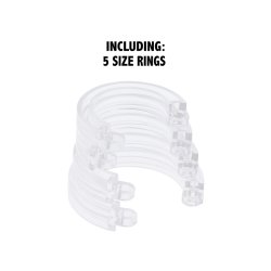 HIDDEN DESIRE Extreme Electro Cock Cage Transparent