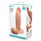 B-VIBE Slipskin Girthy Dildo Ø 6,5 cm x 23 cm Mocca