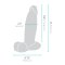 B-VIBE Slipskin Girthy Dildo Ø 6,5 cm x 23 cm Mocca