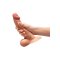 B-VIBE Slipskin Girthy Curvy Dildo Ø 4.2 cm x 20 cm Mocca