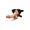 B-VIBE Slipskin Girthy Curvy Dildo Ø 4.2 cm x 20 cm Mocca