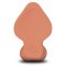 B-VIBE Slipskin Girthy Curvy Dildo Ø 4.2 cm x 20 cm Mocca