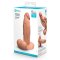B-VIBE Slipskin Girthy Dildo Ø 5,1 cm x 17,8 cm Mocca