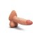 B-VIBE Slipskin Girthy Dildo Ø 5,1 cm x 17,8 cm Mocca