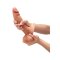 B-VIBE Slipskin Girthy Dildo Ø 5,1 cm x 17,8 cm Mocca