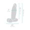 B-VIBE Slipskin Girthy Dildo Ø 5,1 cm x 17,8 cm Mocca