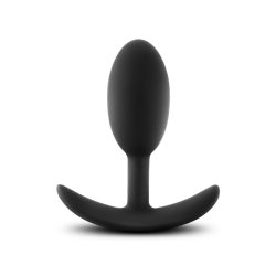 BLUSH Anal Adventures Plantinum Vibra Slim Plug Medium