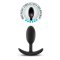 BLUSH Anal Adventures Plantinum Vibra Slim Plug Medium