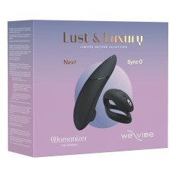 LUST & LUXURY Geschenkset mit WOMANIZER Next + WE-VIBE Sync O Schwarz