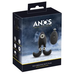 ANOS Vibrating Butt PLug mit flexiblen Armen &...