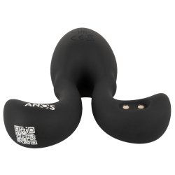 ANOS Vibrating Butt PLug mit flexiblen Armen & Fernbedienung 8 x 3.8cm Schwarz