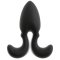 ANOS Vibrating Butt PLug mit flexiblen Armen & Fernbedienung 8 x 3.8cm Schwarz