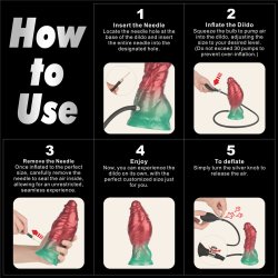 LOVETOY Dual Density Inflatable Dildo Ø 4,5 cm x 19 cm Rot/Grün
