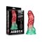 LOVETOY Dual Density Inflatable Dildo Ø 4,5 cm x 19 cm Rot/Grün