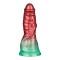 LOVETOY Dual Density Inflatable Dildo Ø 4,5 cm x 19 cm Rot/Grün