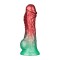 LOVETOY Dual Density Inflatable Dildo Ø 5 cm x 20,3 cm Rot/Grün
