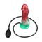 LOVETOY Dual Density Inflatable Dildo Ø 5 cm x 20,3 cm Rot/Grün