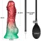 LOVETOY Dual Density Inflatable Dildo Ø 5 cm x 20,3 cm Rot/Grün