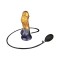 LOVETOY Dual Density Inflatable Dildo Ø 5 cm x 20,3 cm Gold/Schwarz