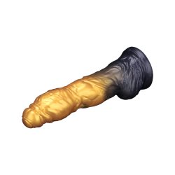 LOVETOY Dual Density Inflatable Dildo Ø 5,6 cm x 25 cm Gold/Schwarz