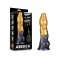 LOVETOY Dual Density Inflatable Dildo Ø 5,6 cm x 25 cm Gold/Schwarz
