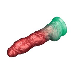 LOVETOY Dual Density Inflatable Dildo Ø 5,6 cm x 25 cm Rot/Grün