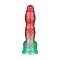 LOVETOY Dual Density Inflatable Dildo Ø 5,6 cm x 25 cm Rot/Grün