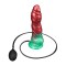 LOVETOY Dual Density Inflatable Dildo Ø 5,6 cm x 25 cm Rot/Grün