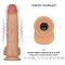 LOVETOY Ingen Strap-On Set mit vibrierendem Dildo 24 cm L - 2XL Beige