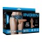 LOVETOY Ingen Strap-On Set mit vibrierendem Dildo 24 cm L - 2XL Beige