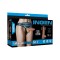 LOVETOY Ingen Strap-On Set mit vibrierendem Dildo 20 cm XS - M Beige