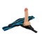 LOVETOY Ingen Strap-On Set mit vibrierendem Dildo 20 cm XS - M Beige