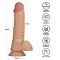 LOVETOY Ingen Strap-On Set mit vibrierendem Dildo 20 cm  L - 2XL Beige
