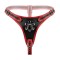 EASY TOYS Triple Dildo Strap-On Harness Schwarz/Rot
