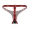 EASY TOYS Triple Dildo Strap-On Harness Schwarz/Rot