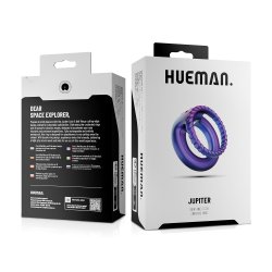 HUEMAN Jupiter Doppel-Penisring mit Vibration