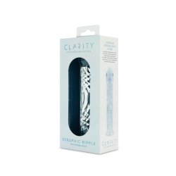 CLARITY Glasdildo Seraphic Ripple 15,8 cm
