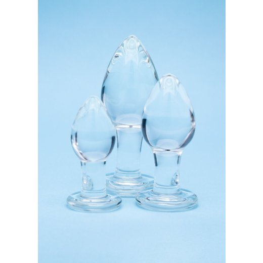 CLARITY Glas-Plug-Set Utopian Trinity 3-teilig