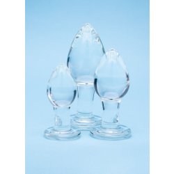 CLARITY Glas-Plug-Set Utopian Trinity 3-teilig