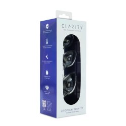 CLARITY Glas-Plug-Set Utopian Trinity 3-teilig