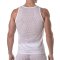 TOF See Through Mesh Tank Top Weiss